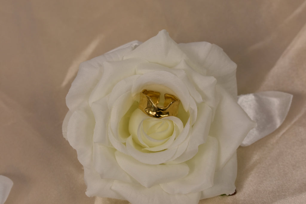 Liya – Bague Ondine Dorée
