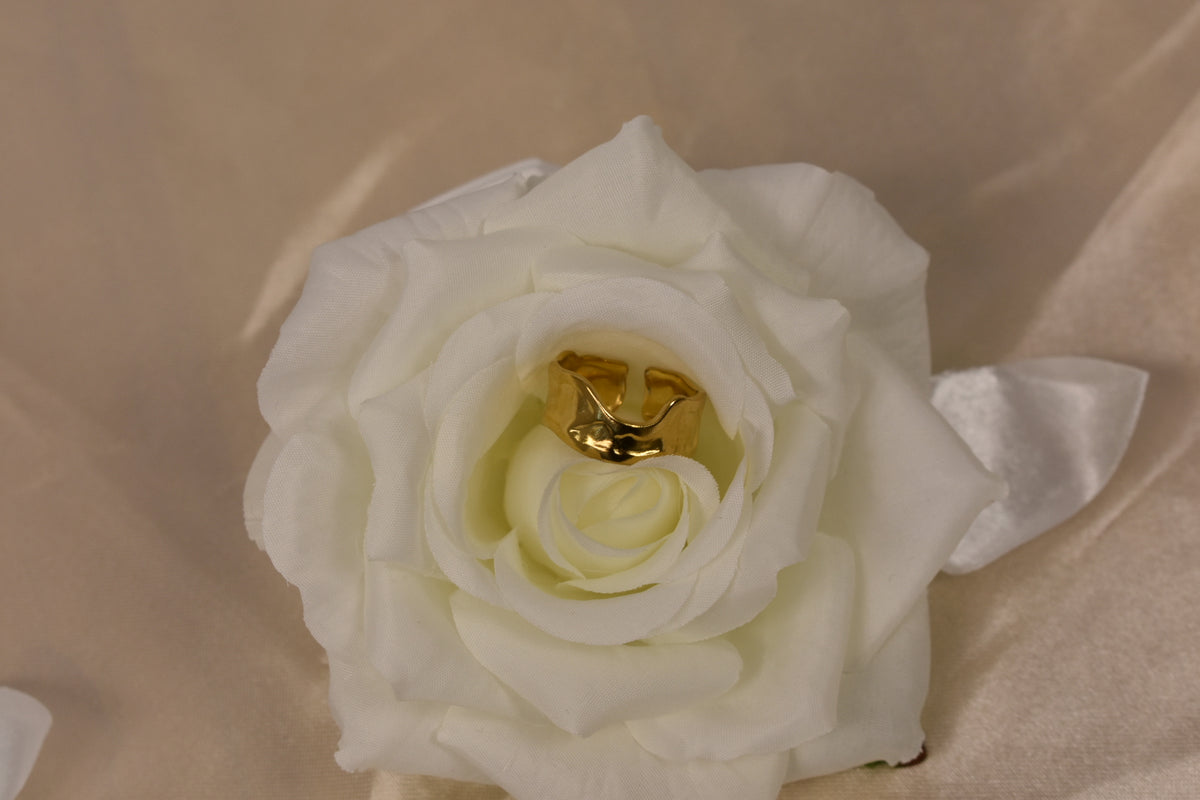Liya – Bague Ondine Dorée
